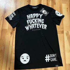 KILLSTAR HAPPY FCKING WHATEVER MESH JERSEY 🖤
